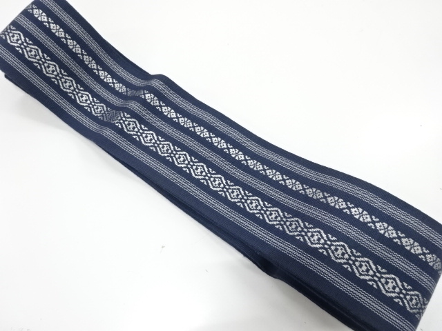 JAPANESE KIMONO / MENS KAKU OBI / HAKATA